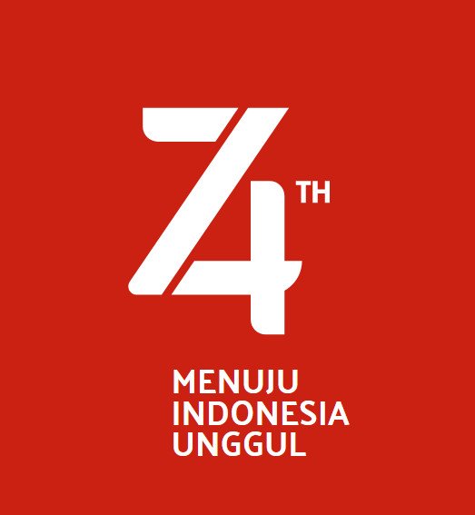 logo hut ri 74 tahun 2019-2