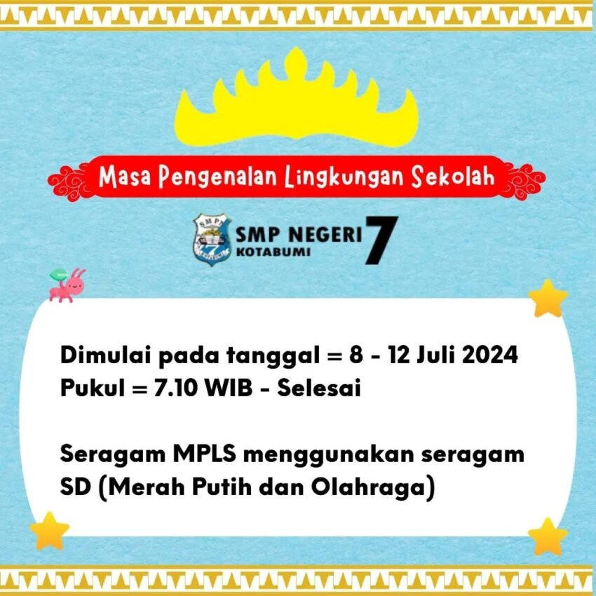 MASA PENGENALAN LINGKUNGAN SEKOLAH